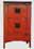 22220010: finely decorated red wedding cabinet with 4 doors